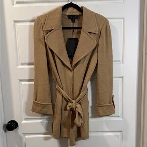 St. John trench sweater Size 4 NWT